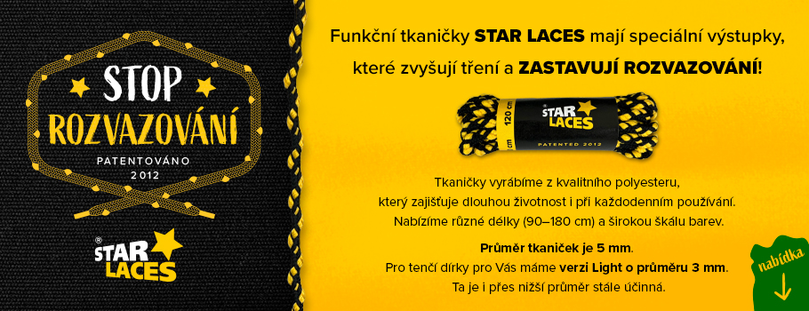 Funkční tkaničky STAR LACES