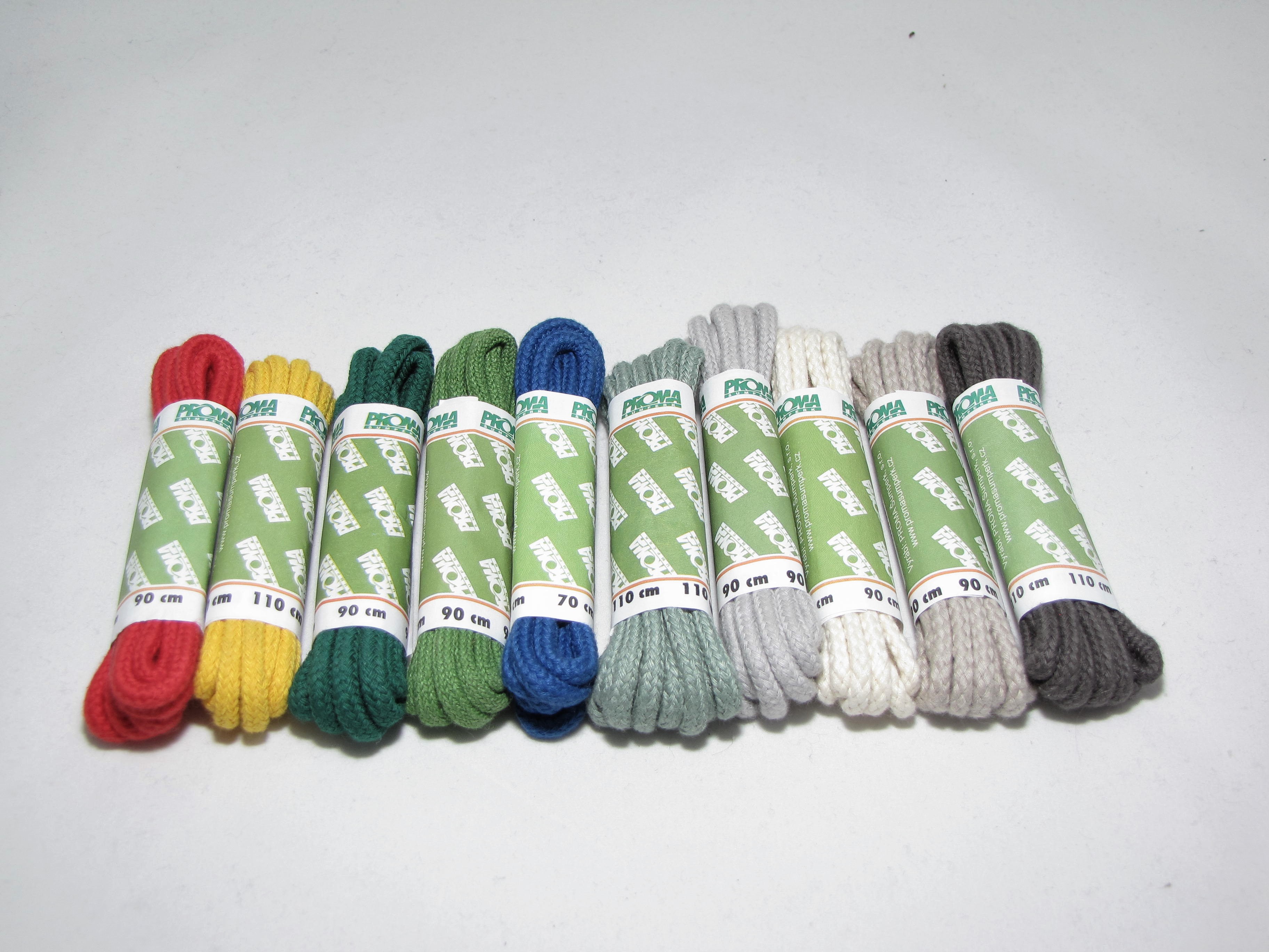 Šněrovadla kulatá silná bavlněná 90cm