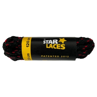 STAR LACES SLIM ČERNO-ČERVENÁ